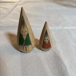 Japanese Vintage Kokeshi Doll Shido Shozan 2.3 inches to 3.4 inches JP Seller